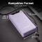 Повербанк INTENSO F20000 1xUSB-C PD20W, 1xUSB-A QC18W 20000mAh Purple (7332053)