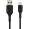 Кабель BELKIN BoostCharge USB-A to USB-C Cable 15W 0.15м Black (CAB001BT0MBK)