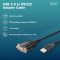 Кабель DIGITUS USB - COM, chip FT232RNL 1.8м (DA-70172)