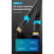 Кабель VENTION Flat Cable 4K@60Hz HDMI v2.0 2м Black (AAKBH)
