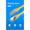 Патч-корд VENTION SSTP Cat.6a CU 0.3м Yellow (IBHYAA)