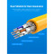 Патч-корд VENTION SSTP Cat.6a CU 0.3м Yellow (IBHYAA)