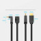 Кабель VENTION HDMI Right Angle Cable 270 Degree HDMI v2.0 1м Black (AAQBF)
