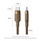 Кабель VENTION USB2.0 Type-C to Type-C PD 60W 3A 1м Gold (TRDJF)