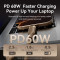 Кабель VENTION USB2.0 Type-C to Type-C PD 60W 3A 1м Gold (TRDJF)