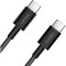 Кабель CUKTECH Type-C to Type-C Braided 3A 60W 1.5м Light Gray