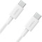 Кабель CUKTECH Type-C to Type-C Braided 3A 60W 1.5м White