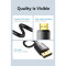 Кабель VENTION 4K Ultra DisplayPort - HDMI 1.8м Black (HFOBAC)