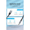 Кабель VENTION Micro-USB - mini-jack 3.5 mm 1м Gray (BDGBF)