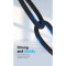 Кабель VENTION Micro-USB - mini-jack 3.5 mm 1м Gray (BDGBF)