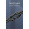 Кабель VENTION Right Angle Audio Cable 90 Degree mini-jack 3.5mm 1м Black (BAZBF)