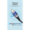 Кабель VENTION USB 2.0 A Male to Type-C Male 3A 1.5м Purple (CODVG)