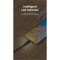 Кабель VENTION USB 2.0 A Male to Type-C Male 3A Cable LED Type 1.5м Black (CTFBG)