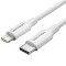 Кабель VENTION USB 2.0 Type-C Male to Lightning Male PD27W 3A 1м White (LAJWF)