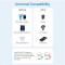 Кабель VENTION USB 2.0 Type-C Male to Lightning Male PD27W 3A 1м White (LAJWF)