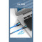 Кабель VENTION USB 3.0 A Male to Type-C Male 3A 0.15м Black (COZBG)
