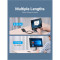 Кабель VENTION USB 3.0 A Male to Type-C Male 3A 0.15м Black (COZBG)