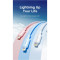 Кабель VENTION USB2.0 AM/Lightning 2.4A 1м Black (LAMBF)