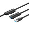 Активний USB подовжувач VENTION USB 3.0 AM/AF 5м Black (CBMBJ)