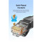 Патч-корд VENTION U/UTP Cat.6 CCA 0.5м Black (IBEBD)