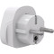 Універсальний дорожній перехідник GEMBIRD Travel Plug Adapter World to EU White (A-AC-EUMINTF)