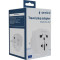 Універсальний дорожній перехідник GEMBIRD Travel Plug Adapter World to EU White (A-AC-EUMINTF)