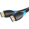 Кабель VENTION 4K PVC Upgraded HDMI v2.0 2м Black (AAGBH)
