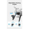 Автотримач для смартфона VENTION One Touch Clamping Car Phone Mount with Suction Cup Mount Bracket Black (KSCB0)