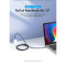 Кабель VENTION USB2.0 Type-C Male to Type-C Male 60W 3A 2м Gray (TADHH)