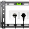 Кріплення настінне для ТВ AGN AGN43-220F 13"-43" Black