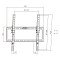 Кріплення настінне для ТВ AGN AGN75-440T 32"-75" Black