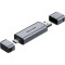Кардрідер VENTION USB3.0 A+C SD+TF Card Reader Dual Drive Letter Gray (CLLH0)