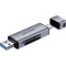 Кардрідер VENTION USB3.0 A+C SD+TF Card Reader Dual Drive Letter Gray (CLLH0)