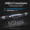 Кардрідер VENTION USB3.0 A+C SD+TF Card Reader Dual Drive Letter Gray (CLLH0)