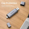 Кардрідер VENTION USB3.0 A+C SD+TF Card Reader Dual Drive Letter Gray (CLLH0)
