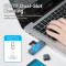 Кардрідер VENTION USB3.0 A+C SD+TF Card Reader Dual Drive Letter Gray (CLLH0)