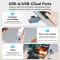Кардрідер VENTION USB3.0 A+C SD+TF Card Reader Dual Drive Letter Gray (CLLH0)