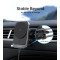Автотримач з бездротовою зарядкою CHOETECH T206-F Magnetic Wireless Car Charger 15W Black (T206-F-ACBK)