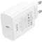 Зарядний пристрій HOCO C162A 1xUSB-C, PD40W White (6942007675222)
