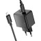 Зарядное устройство HOCO CS16A 1xUSB-C, 1xLighting, PD20W Black w/Type-C to Lightning cable