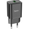 Зарядное устройство HOCO N26 Maxim 1xUSB, QC3.0 Black (HOCO N26/B)