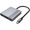 Порт-реплікатор CABLEXPERT 3-in-1 USB-C to 2xHDMI/USB3.2 Gen1/PD (A-CM-COMBO3-04)