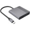 Порт-реплікатор CABLEXPERT 3-in-1 USB-C to 2xHDMI/USB3.2 Gen1/PD (A-CM-COMBO3-04)