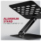 Підставка для ноутбука AXAGON Aluminum HQ Stand for Laptop & Tablet Black (STND-LQB)