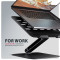 Підставка для ноутбука AXAGON Aluminum HQ Stand for Laptop & Tablet Black (STND-LQB)