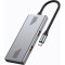 USB-хаб GEMBIRD USB-C to 2xUSB-A, 2xUSB-C 3.2 Gen. 2 Silver (UHB-CM-U310-A2C2-01)