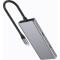 USB-хаб GEMBIRD USB-C to 2xUSB-A, 2xUSB-C 3.2 Gen. 2 Silver (UHB-CM-U310-A2C2-01)