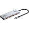 USB-хаб GEMBIRD USB-C to 4xUSB-A 3.2 Gen. 2 Silver (UHB-CM-U310-A4-01)