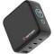 Зарядний пристрій VERBATIM Mini GaN 140W 3xUSB-C, 1xUSB-A, PD3.0, QC3.0 Black