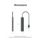 USB-хаб VENTION 5-in-1 USB-A to USB3.2 Gen. 2x4/USB-C Power Black (CHOBB)